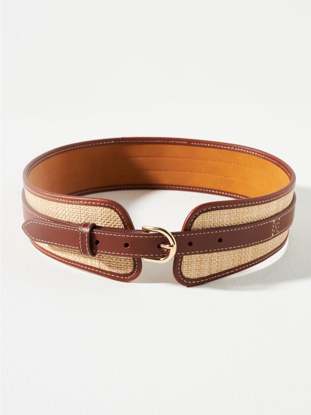 Cedar Textured Wide Waist Belt - XL